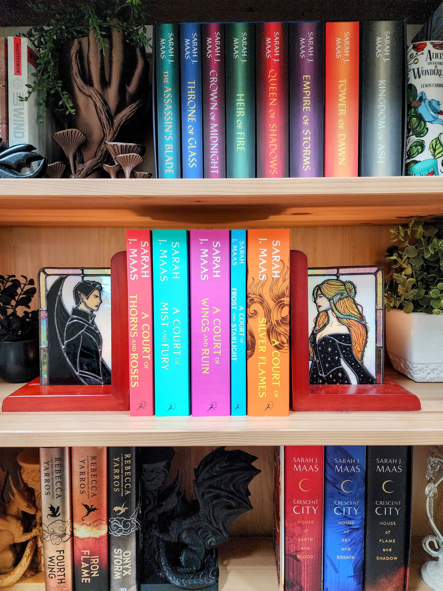 ACOTAR Inspired Bookends