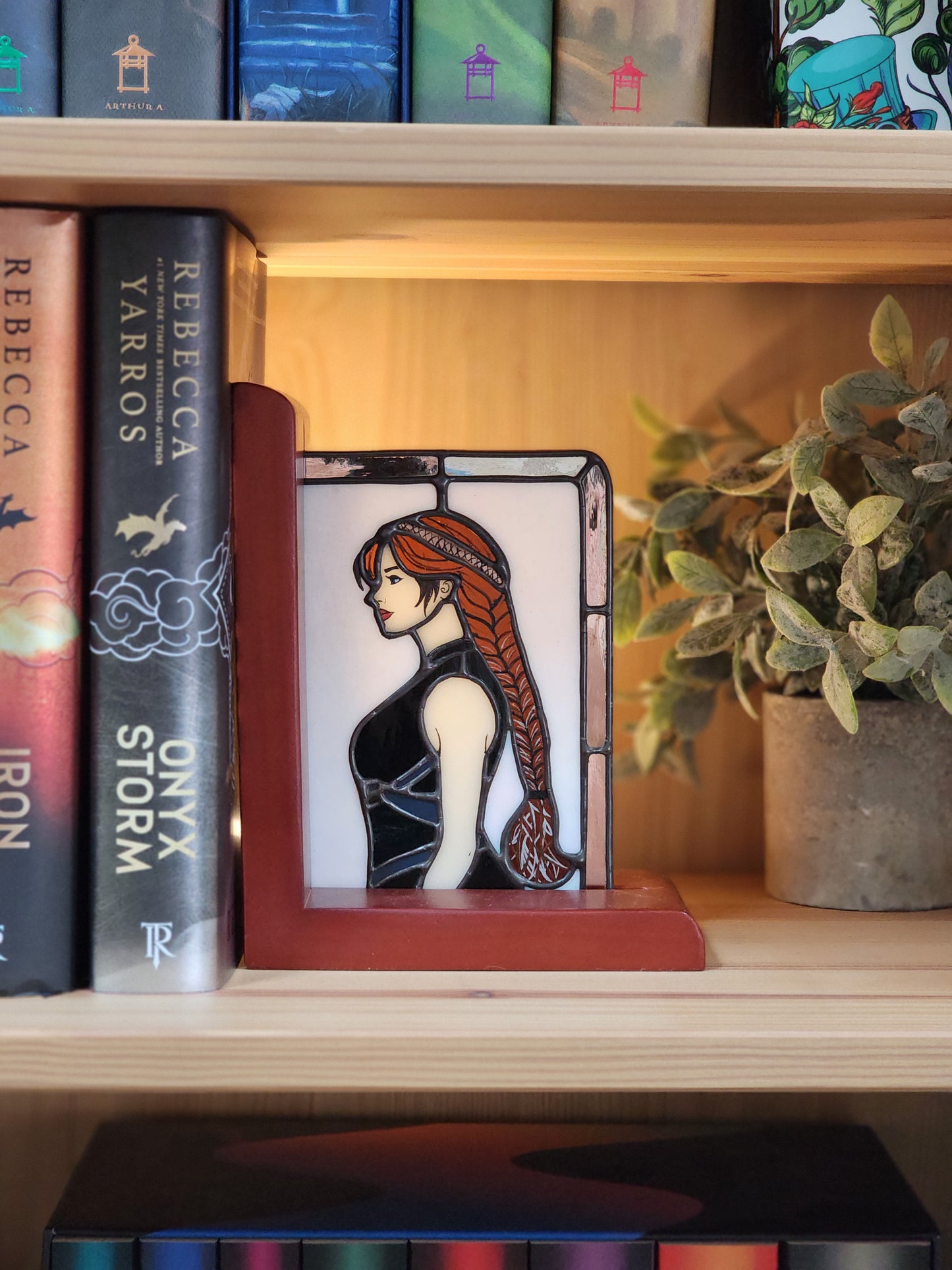 Fourth Wing Inspired Bookends