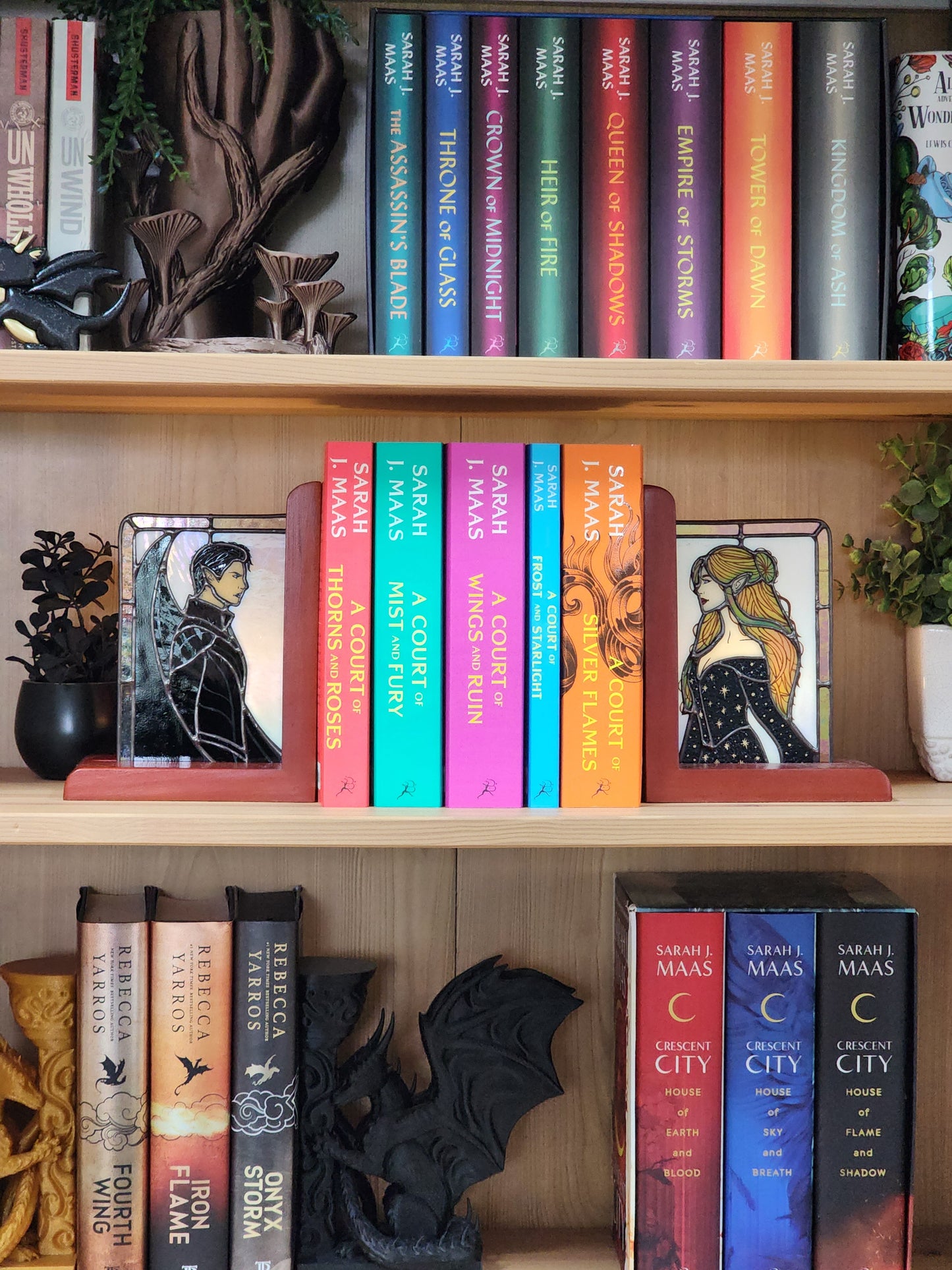 ACOTAR Inspired Bookends