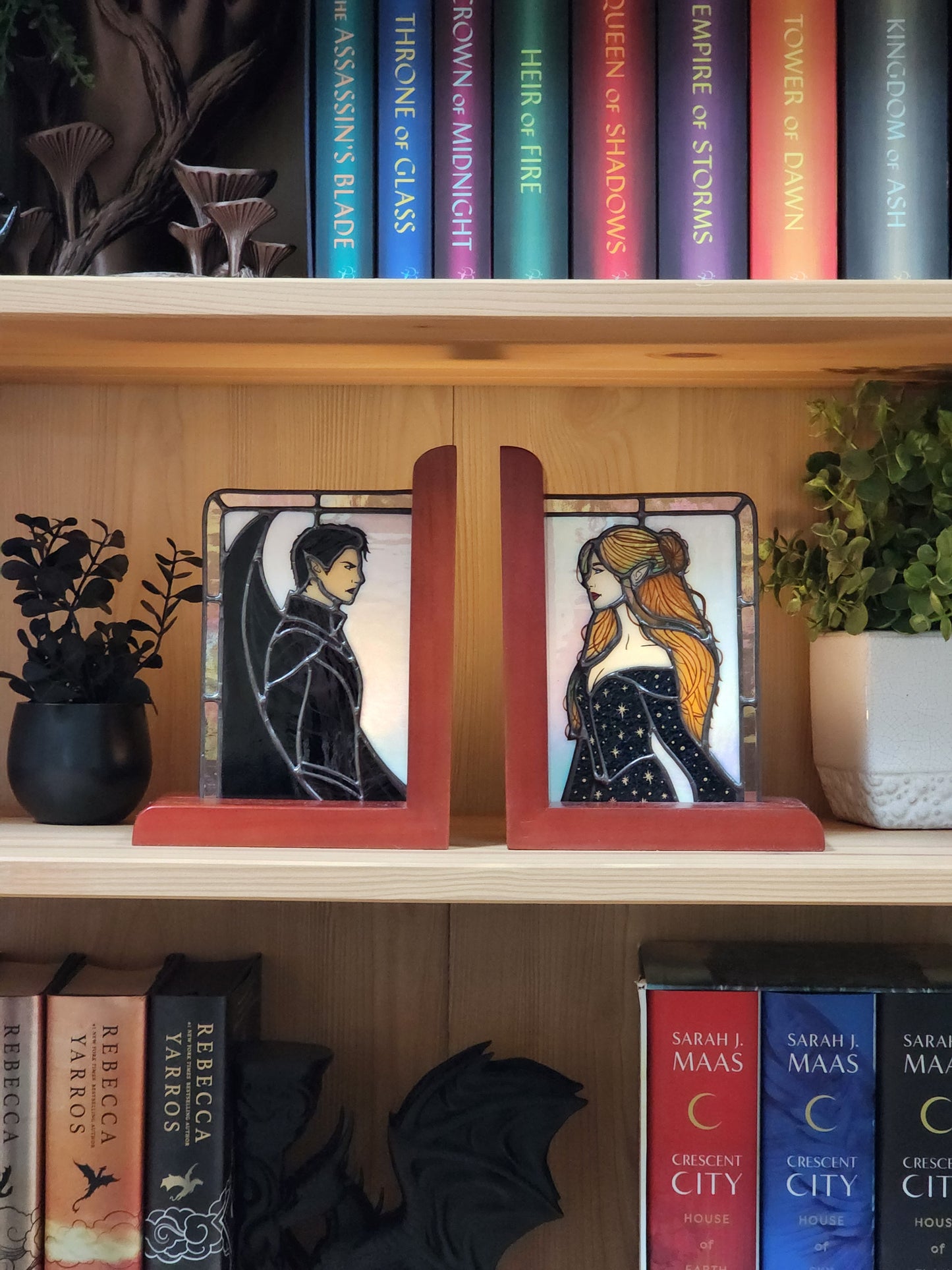 ACOTAR Inspired Bookends