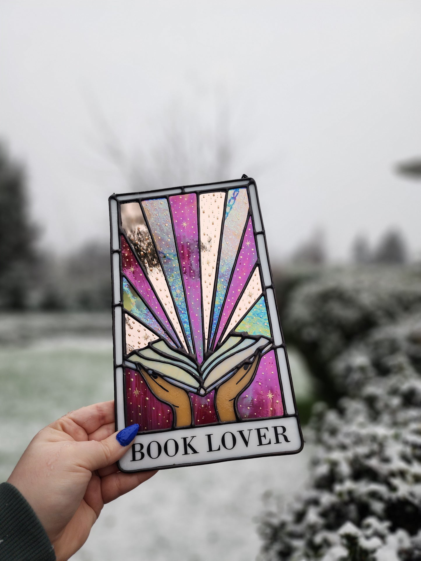 Red/Gold Book Lover