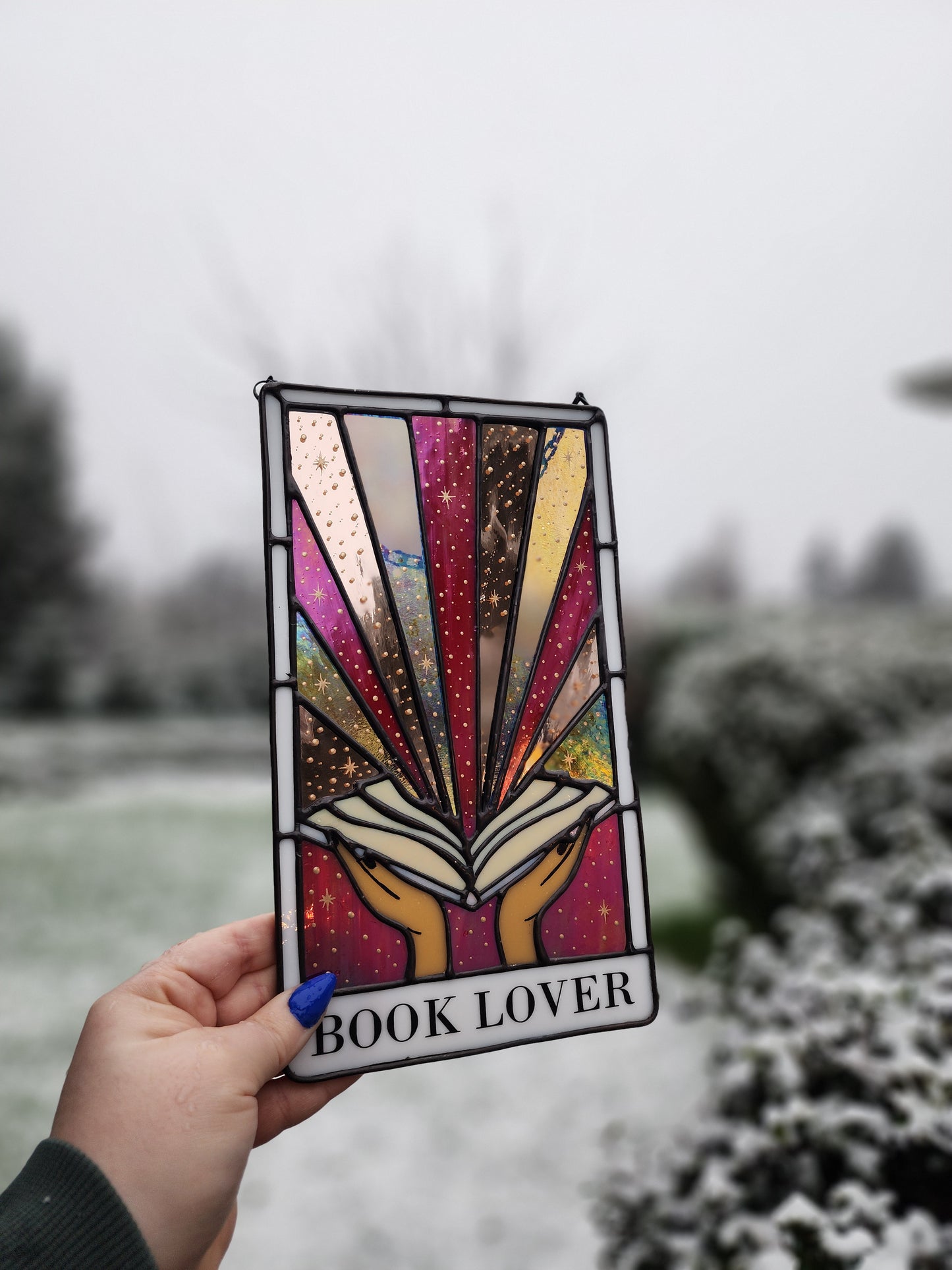 Red/Gold Book Lover