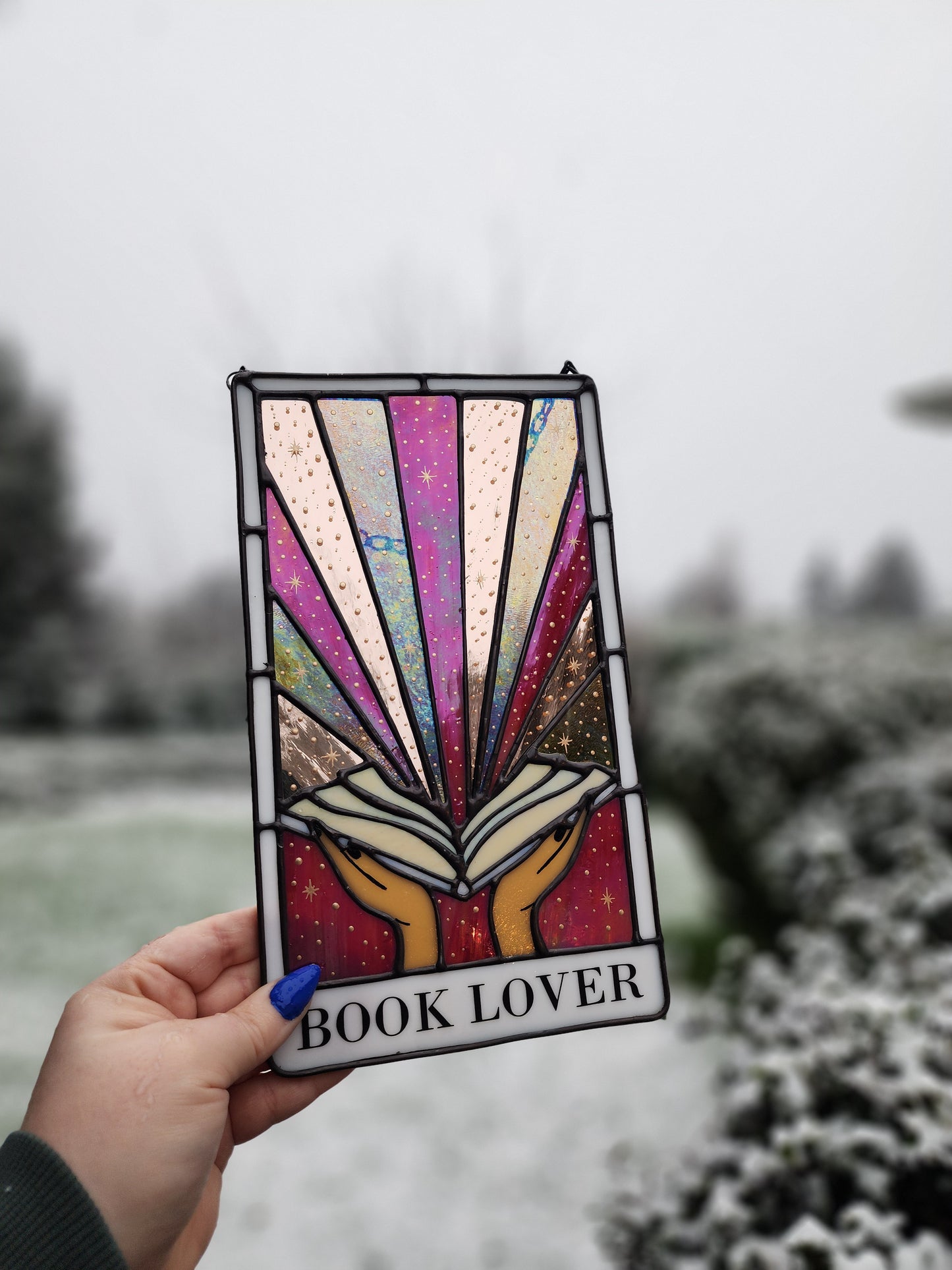Red/Gold Book Lover
