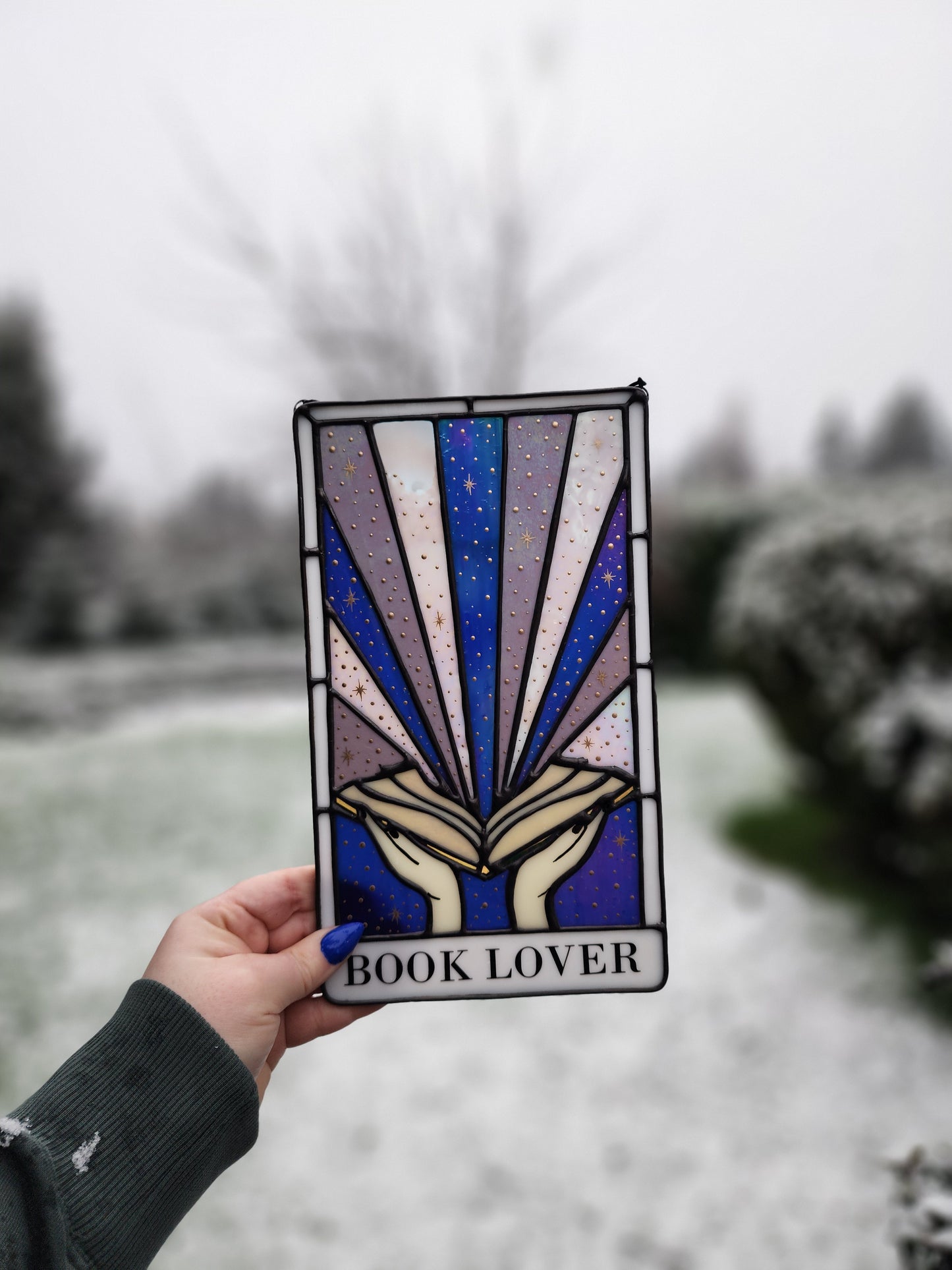 Blue/Purple Book Lover