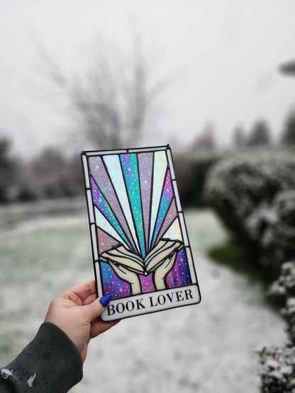 Blue/Purple Book Lover