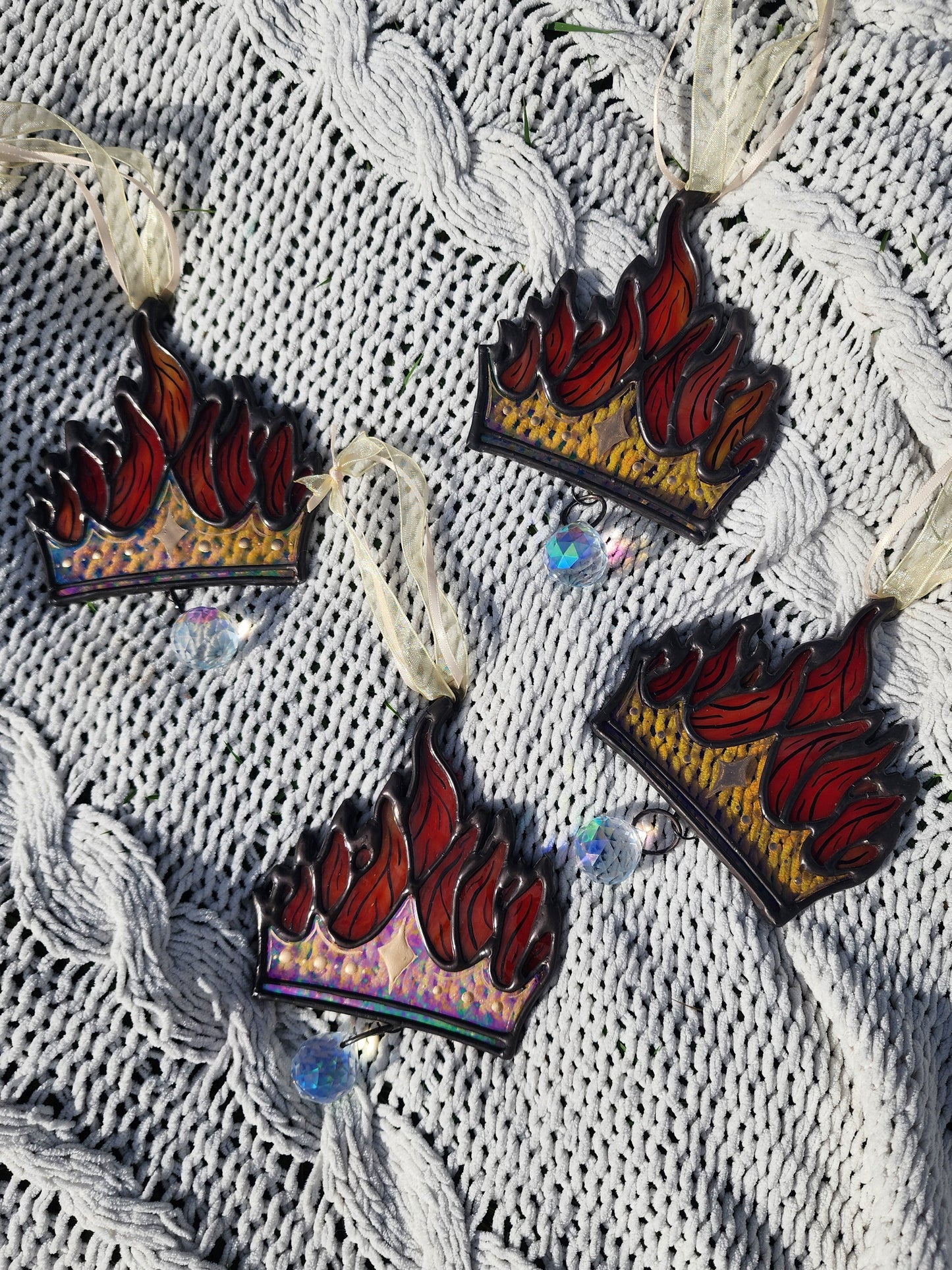 Fire Crown Charm
