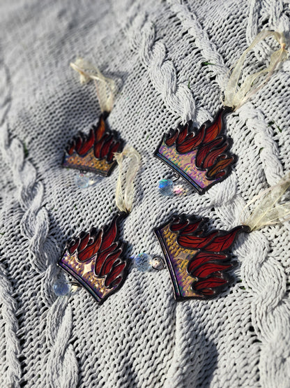 Fire Crown Charm