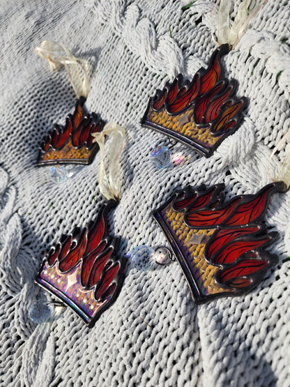 Fire Crown Charm