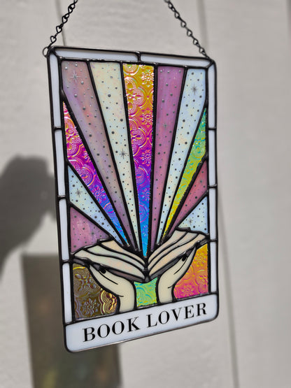 Pink Rainbow Book Lover
