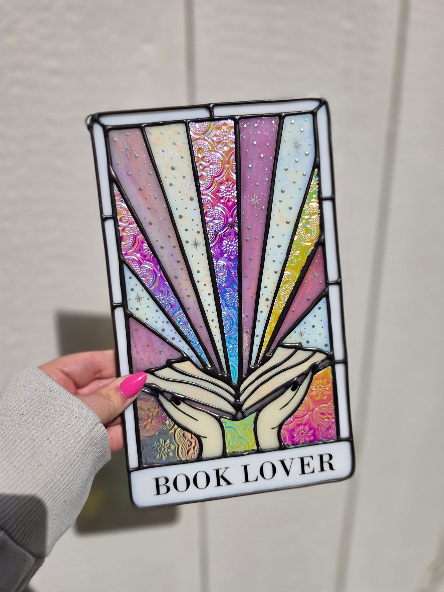 Pink Rainbow Book Lover