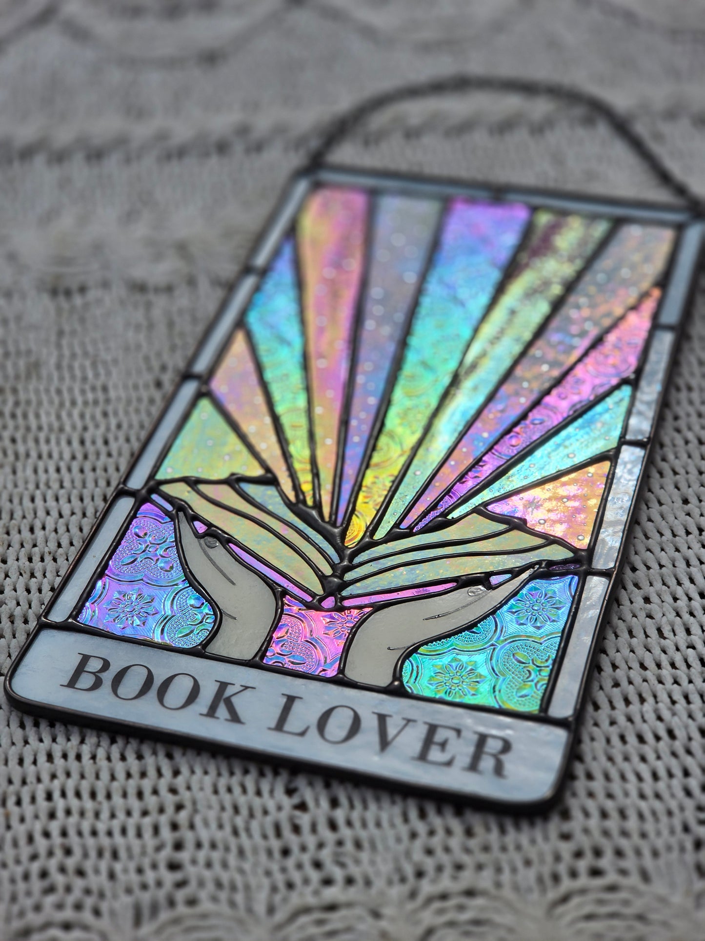 Pink Rainbow Book Lover