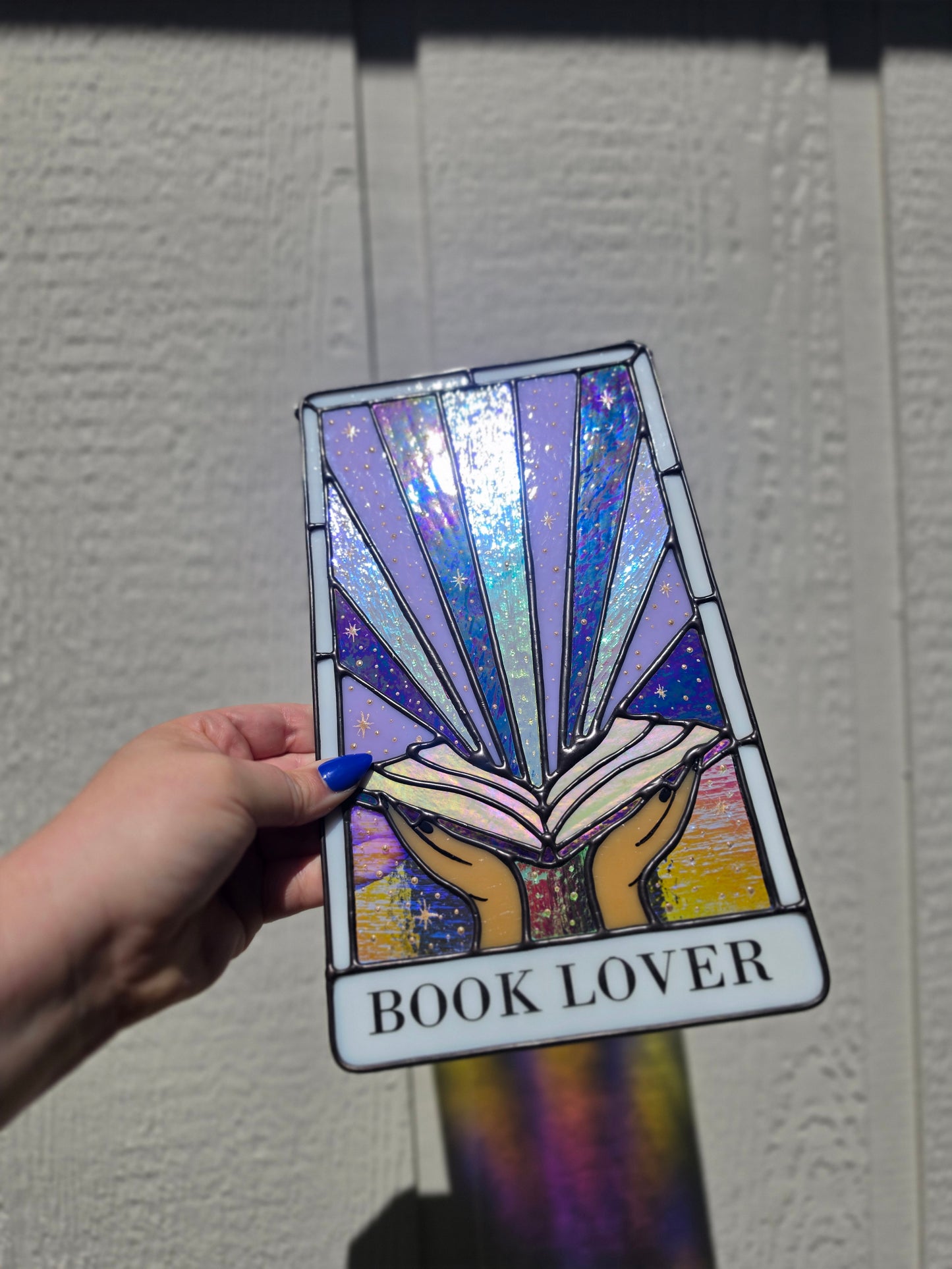 Blue/Purple Rainbow Book Lover