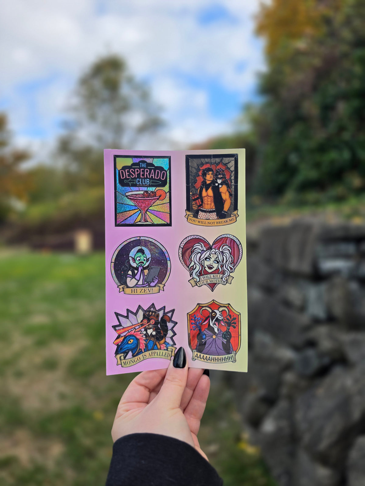 DCC Original Characters Sticker Sheet